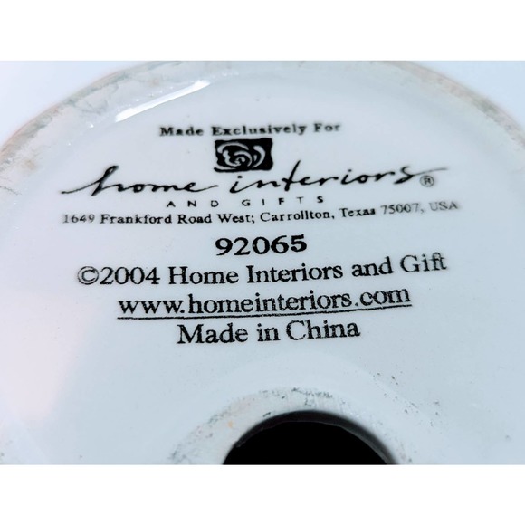 Vintage Ceramic Santa Claus Candle Tealight Holder Home Interiors and Gifts - Picture 4 of 4